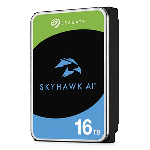 Disco Duro Seagate SkyHawk AI 16TB SATA 7200RPM para NVR con IA y Videovigilancia