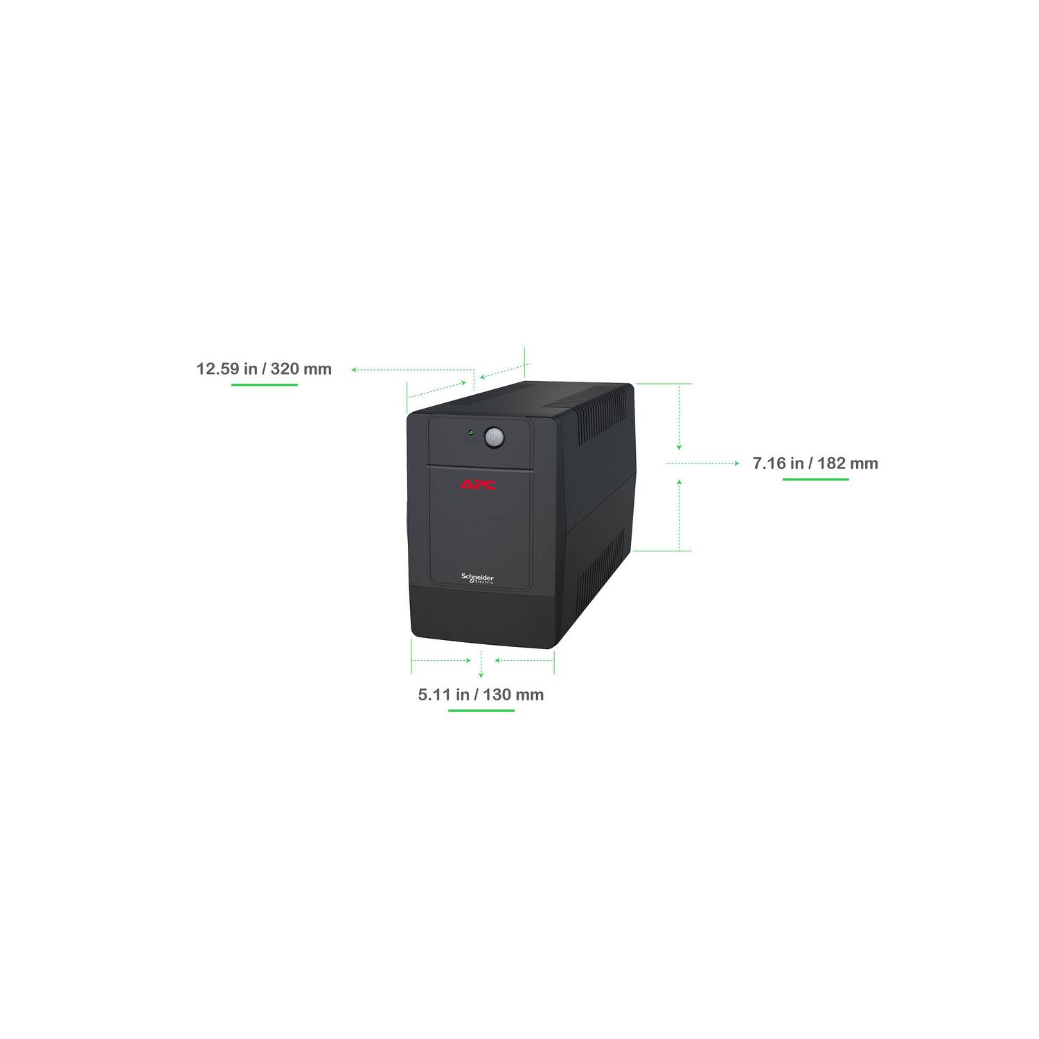 UPS APC Easy BVG1600I 1600VA 900W Interactiva con Regulador Automático de Voltaje 2