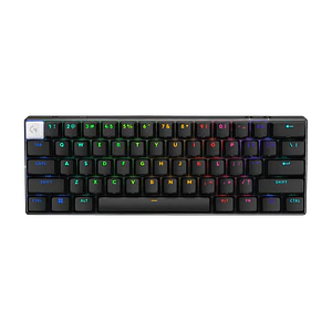 Teclado Gamer Inalámbrico Logitech G PRO X 60, Ingles, Switch Tátctil, RGB, 60%, Color Negro
