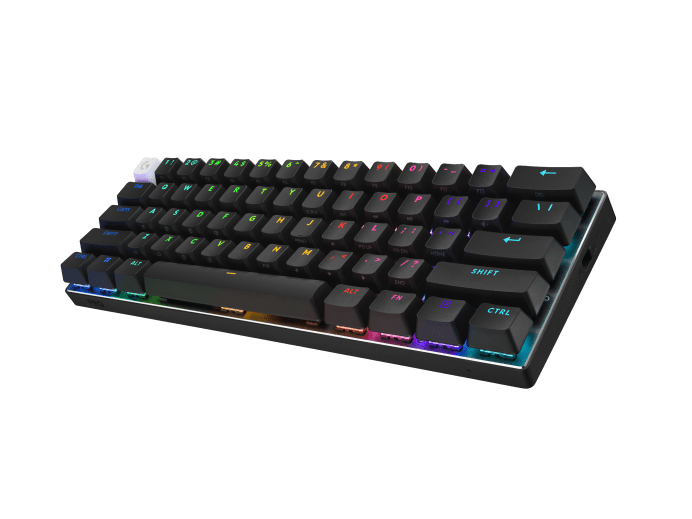 Teclado Gamer Inalámbrico Logitech G PRO X 60, Ingles, Switch Tátctil, RGB, 60%, Color Negro 4