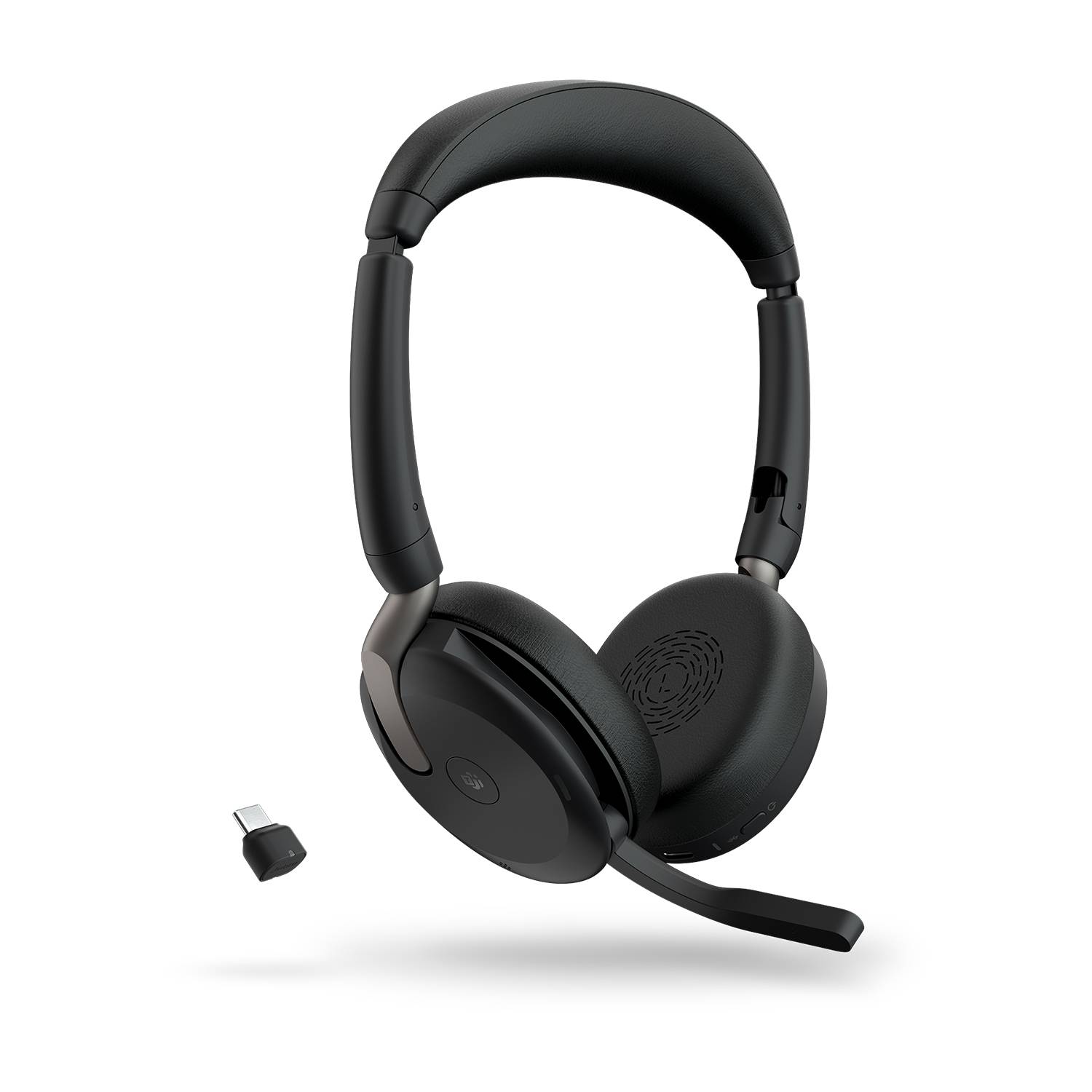 Auriculares Inalambricos Jabra Evolve2 65 Flex, Cancelación de ruido, BT, USB-C/USB-A 5