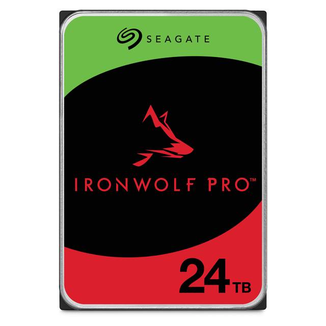 Disco Duro Interno para NAS profesional Seagate IronWolf Pro 24TB NAS 7200RPM SATA 3.5 2