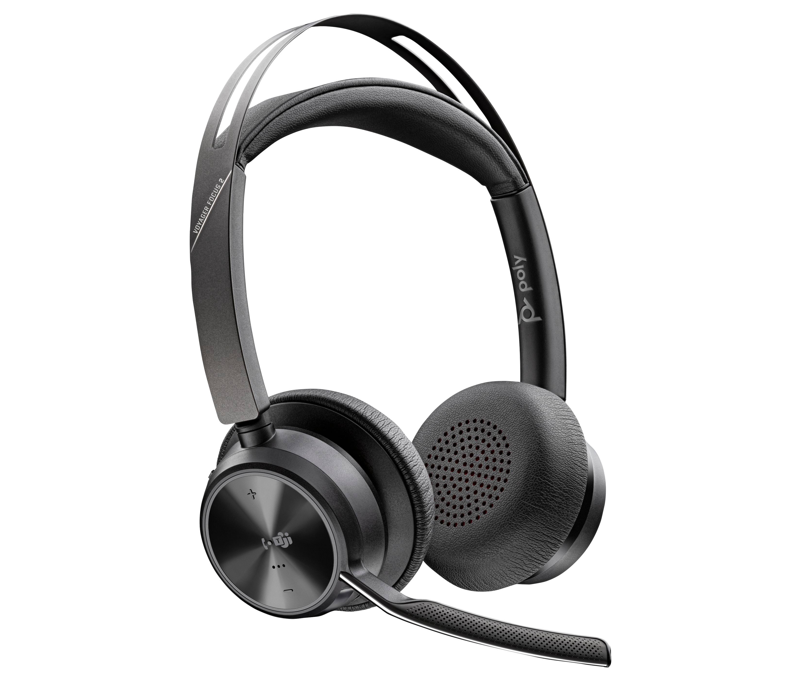 Auriculares Poly Voyager Focus 2 USB-C con Base de Carga y Certificación Microsoft Teams 2