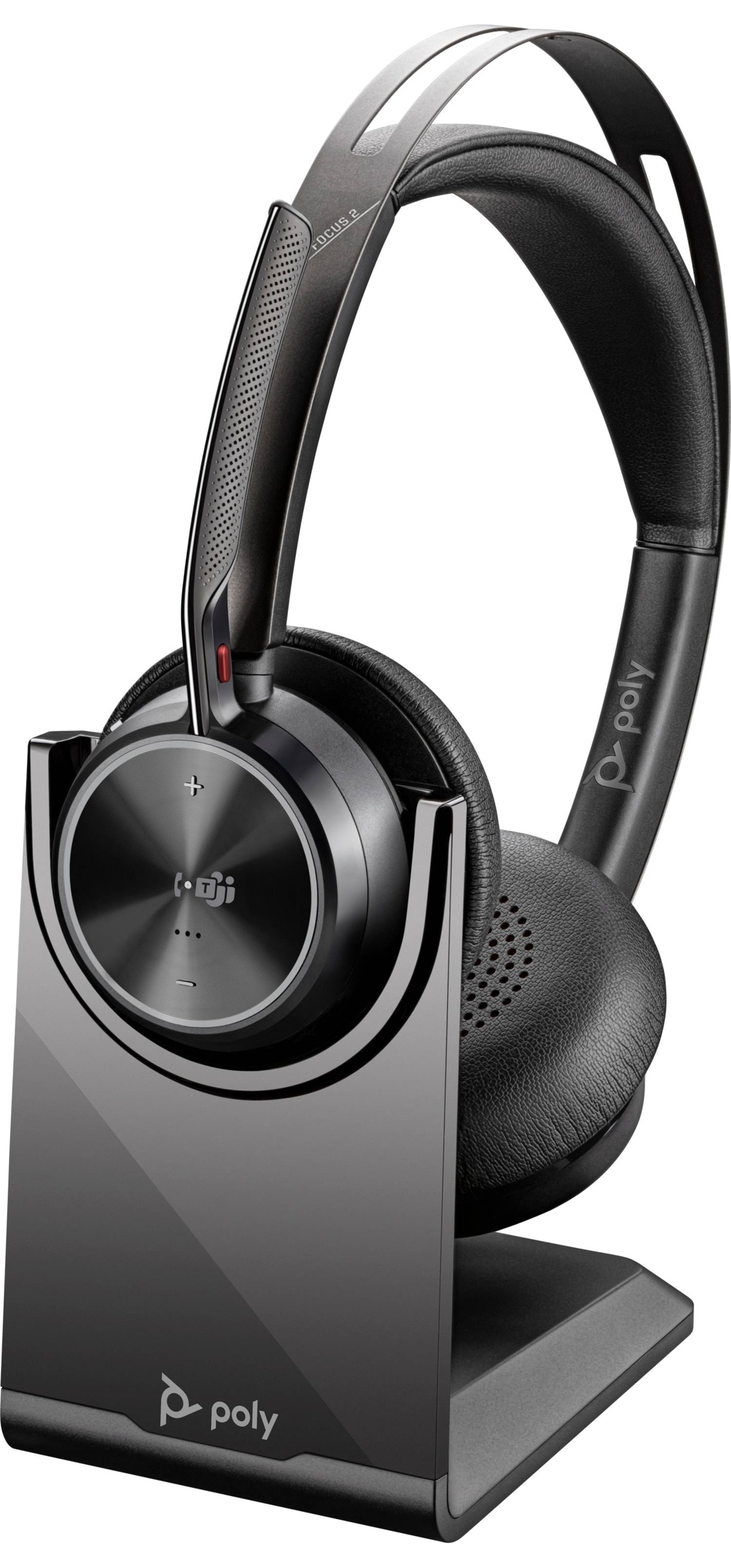 Auriculares Poly Voyager Focus 2 USB-C con Base de Carga y Certificación Microsoft Teams 8