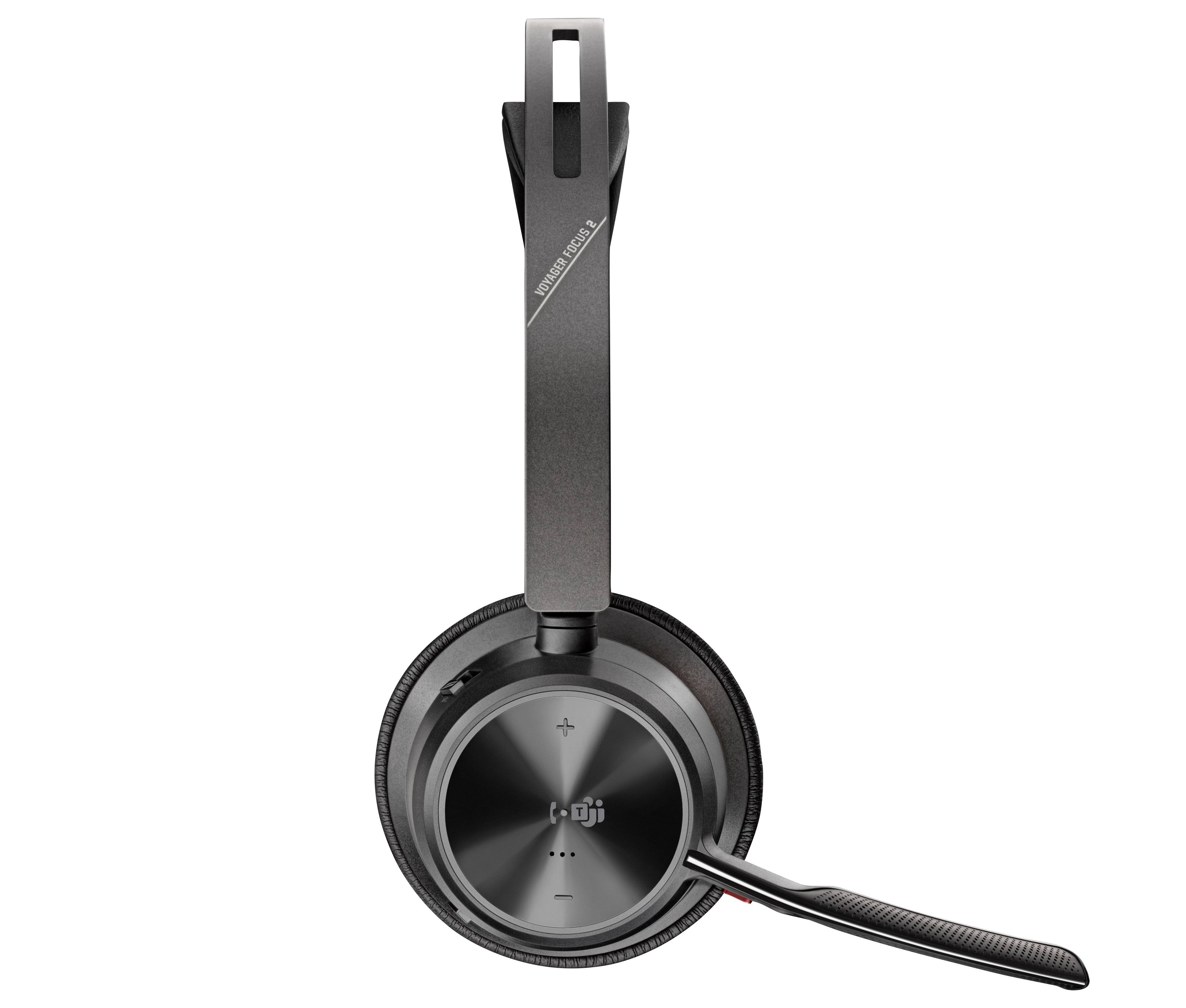 Auriculares Poly Voyager Focus 2 USB-C con Base de Carga y Certificación Microsoft Teams 9