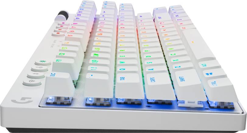 Teclado Mecánico Inalámbrico Logitech PRO X TKL LIGHTSPEED, Switch GX Brown, Inglés, White 7