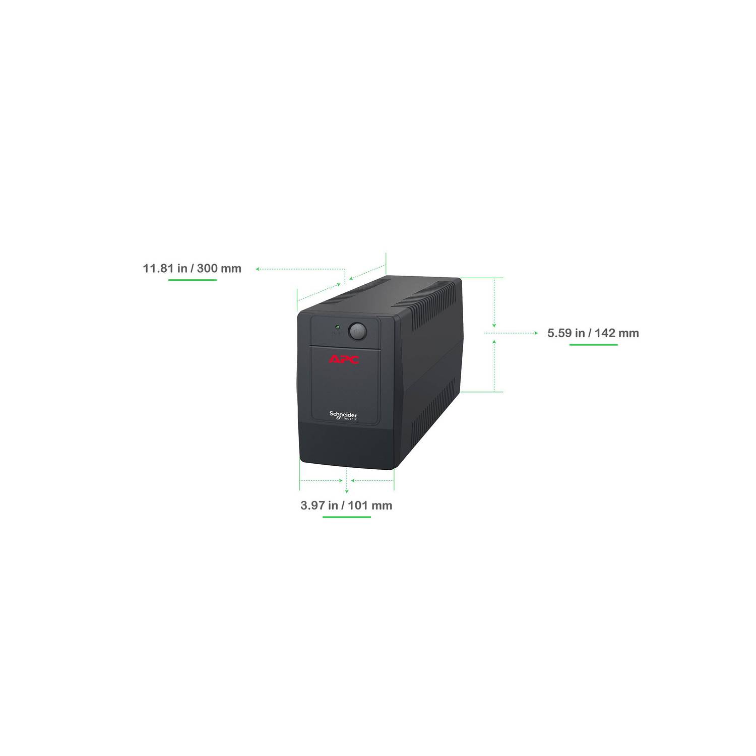 UPS APC Easy BVG700I 700VA 360W Interactiva con Regulador Automático de Voltaje 2
