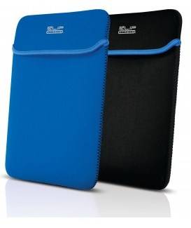Klip Xtreme - Notebook sleeve - 14.1 in - Black blue - neoprene reversable 2