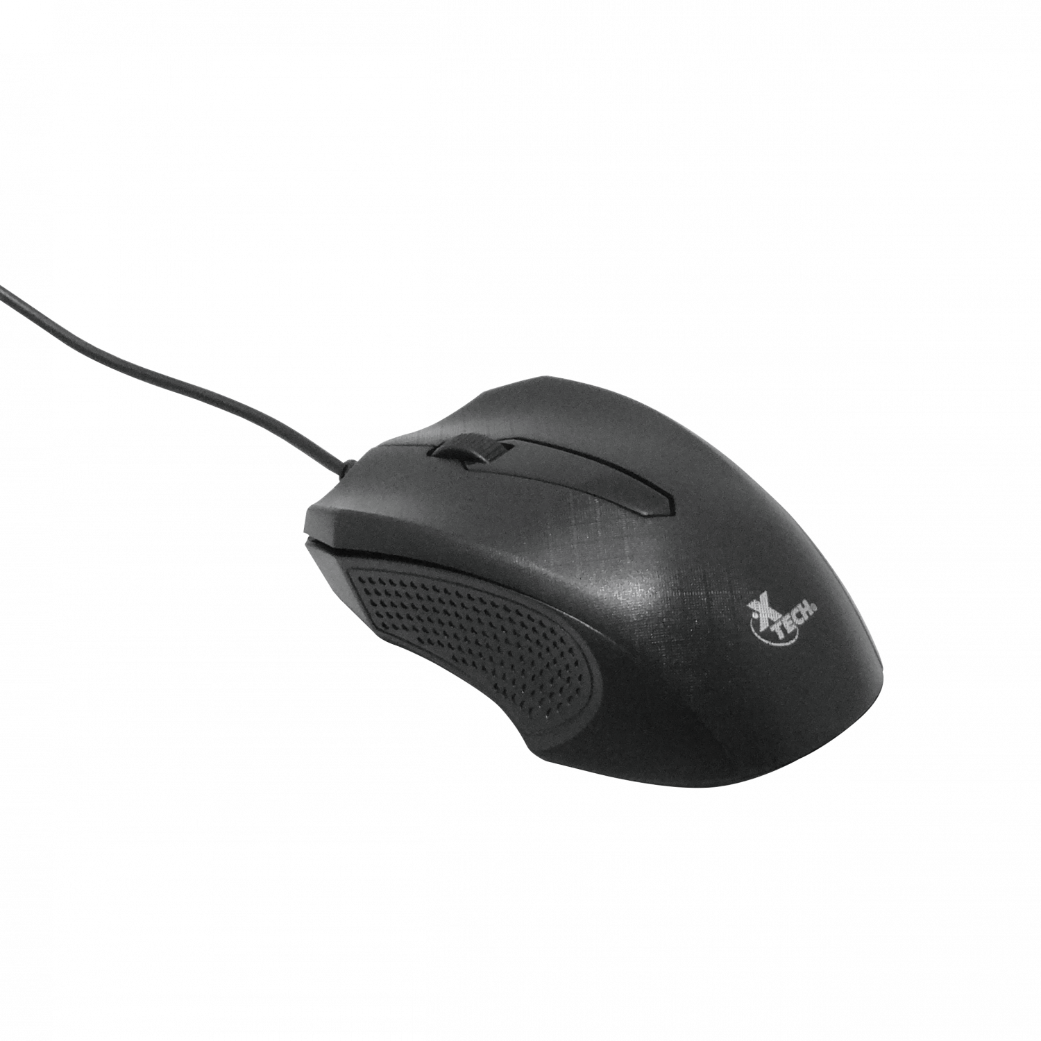 XTECH Mouse USB-AM Cableado-125cm Negro Raton Optico 3