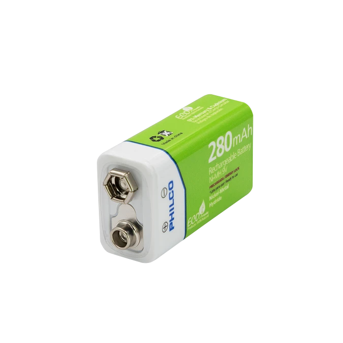 Bateria Recargable Ni-MH 42ULX92800 PHILCO 9V 280mAH Pila 1