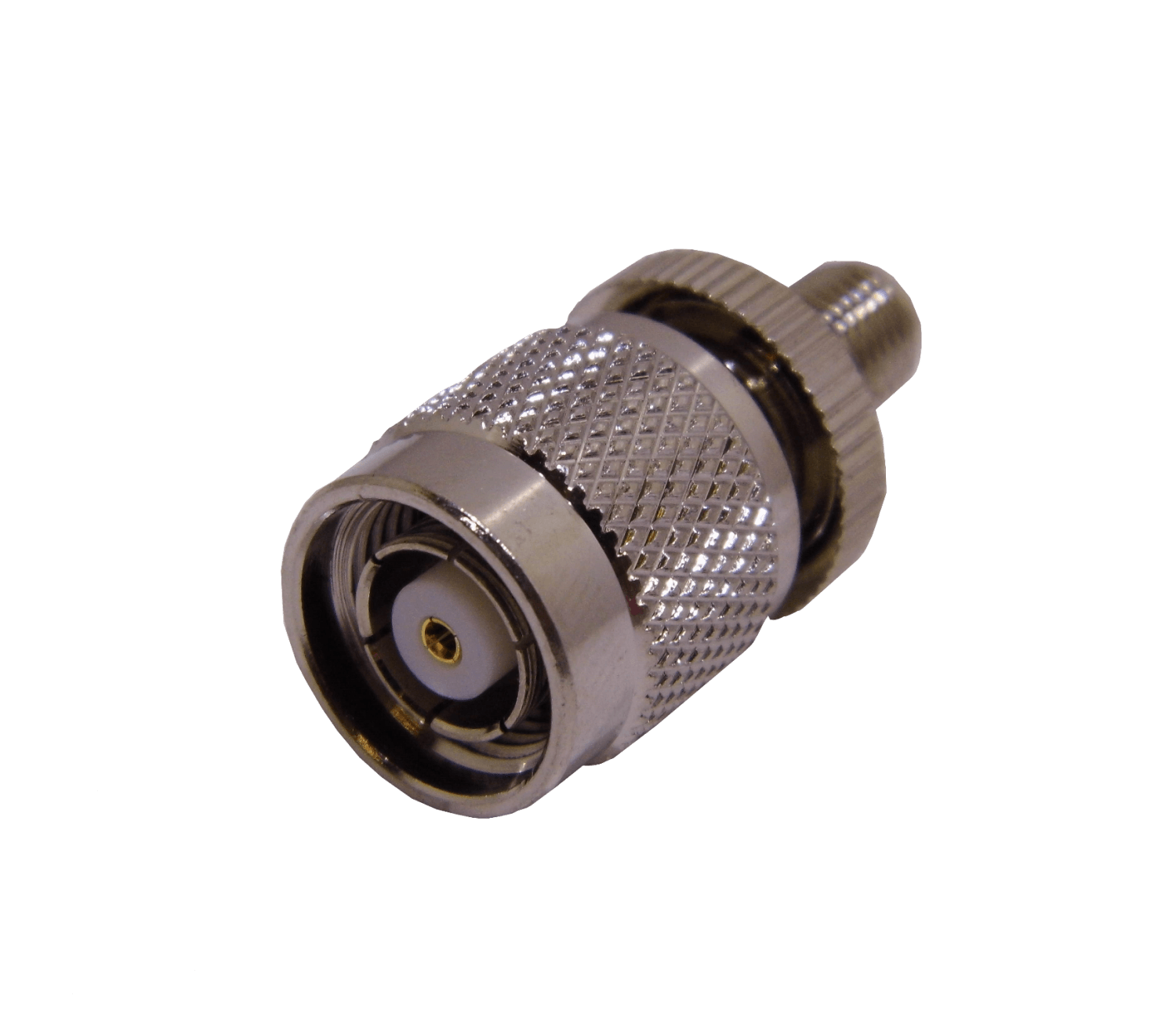 Adaptador Coaxial RPTNC Macho a RPSMA Hembra Tipo Copla 3