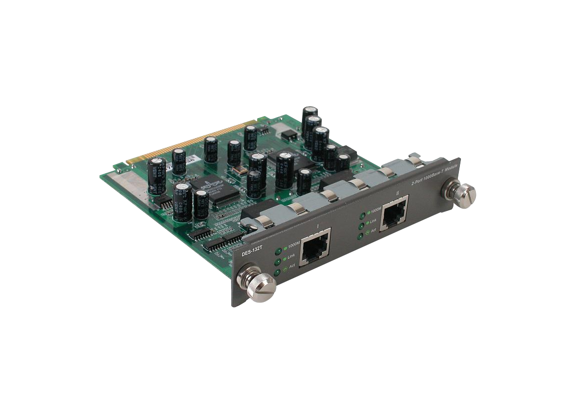 Módulo D-Link DES-132T con 2 Puertos Gigabit 1000Mbps - Expansión de Redes en Entornos Pro 2