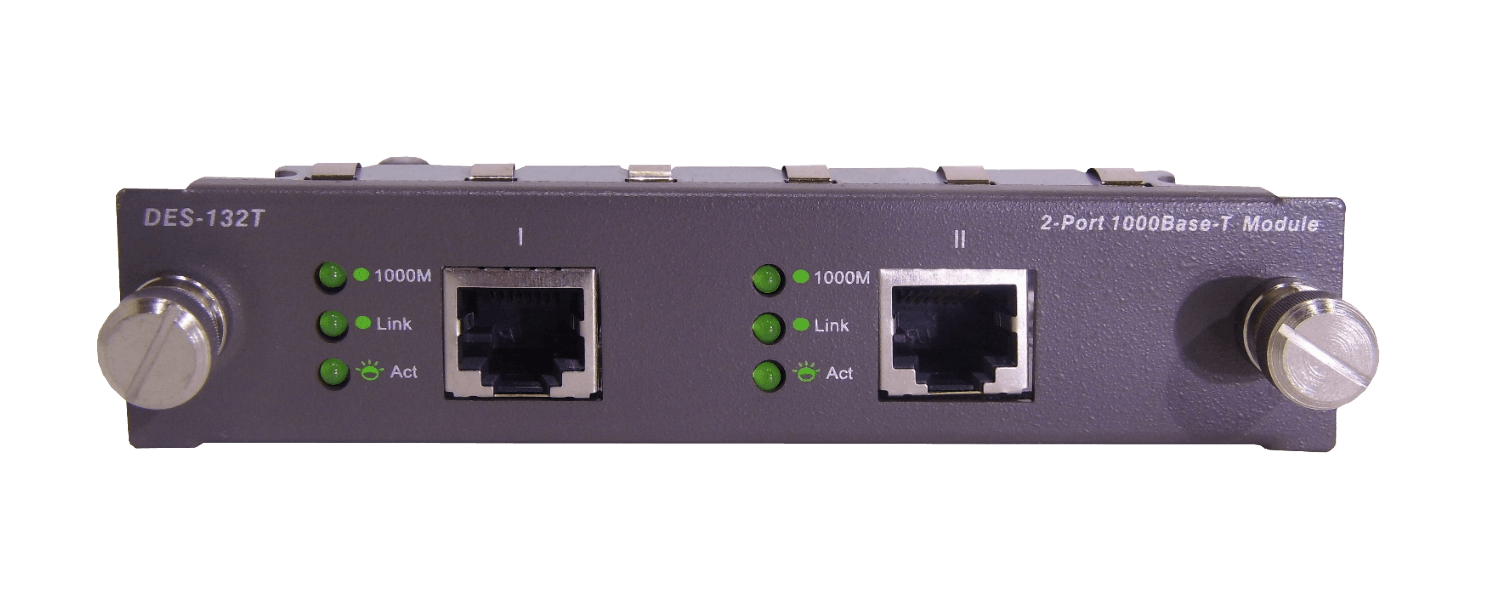Módulo D-Link DES-132T con 2 Puertos Gigabit 1000Mbps - Expansión de Redes en Entornos Pro 4