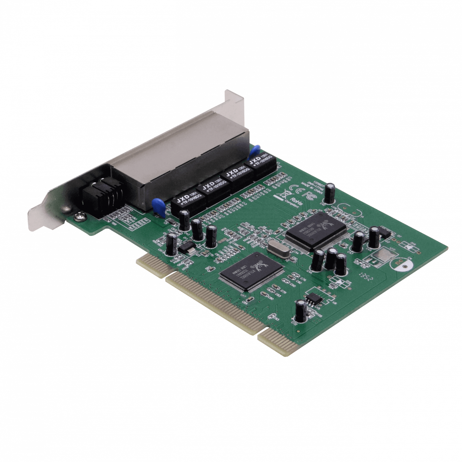 Tarjeta de Red PCI-Legacy 10/100 4 Puertos LAN RB44L para Servidor, Chipset RTL8100CL/RTL8305SC 1