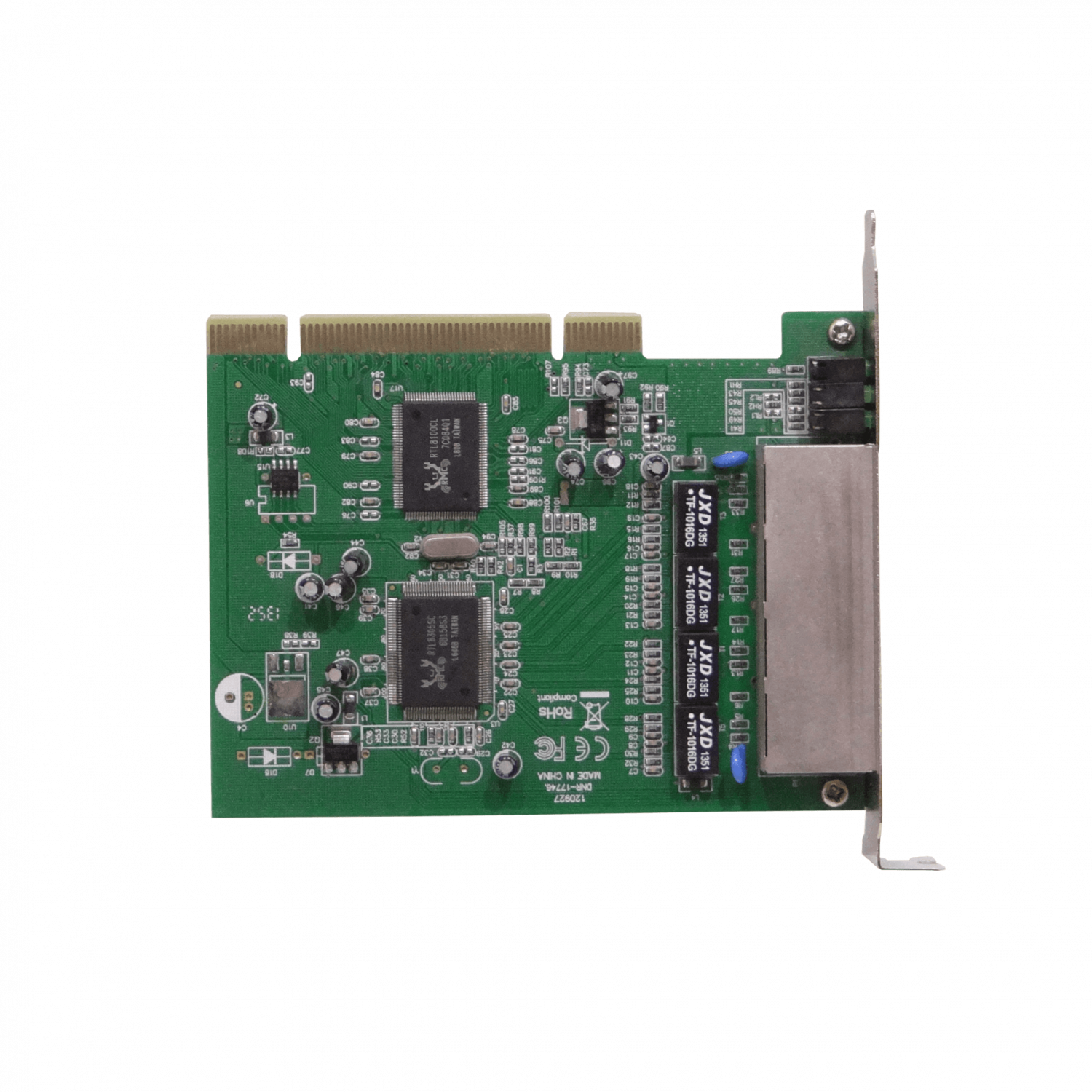 Tarjeta de Red PCI-Legacy 10/100 4 Puertos LAN RB44L para Servidor, Chipset RTL8100CL/RTL8305SC 2