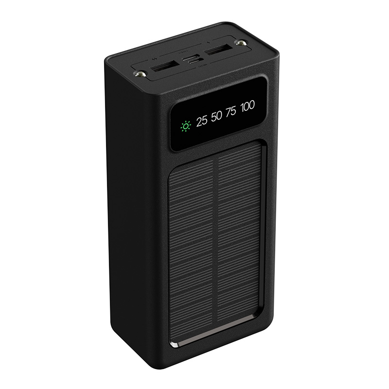 Powerbank con Cables de Carga Integrados Xtech XPB-300, Carga Solar, 30.000mAh, Negro 1