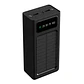 Powerbank con Cables de Carga Integrados Xtech XPB-300, Carga Solar, 30.000mAh, Negro - Miniatura 1