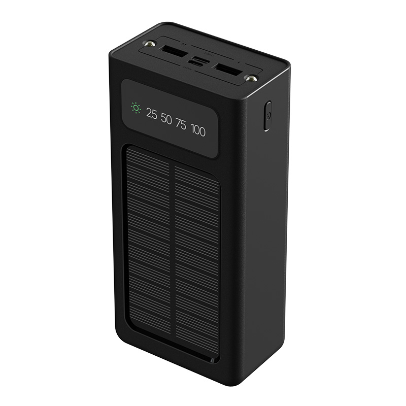 Powerbank con Cables de Carga Integrados Xtech XPB-300, Carga Solar, 30.000mAh, Negro 2