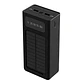 Powerbank con Cables de Carga Integrados Xtech XPB-300, Carga Solar, 30.000mAh, Negro - Miniatura 2