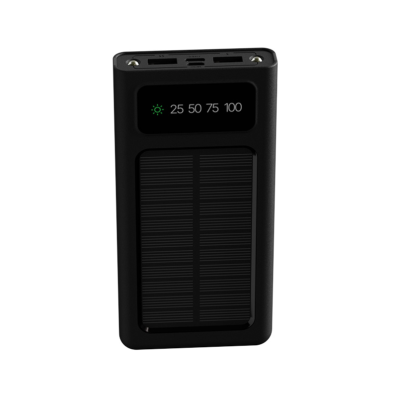 Powerbank con Cables de Carga Integrados Xtech XPB-100, Carga Solar, 10.000mAh, Negro 2