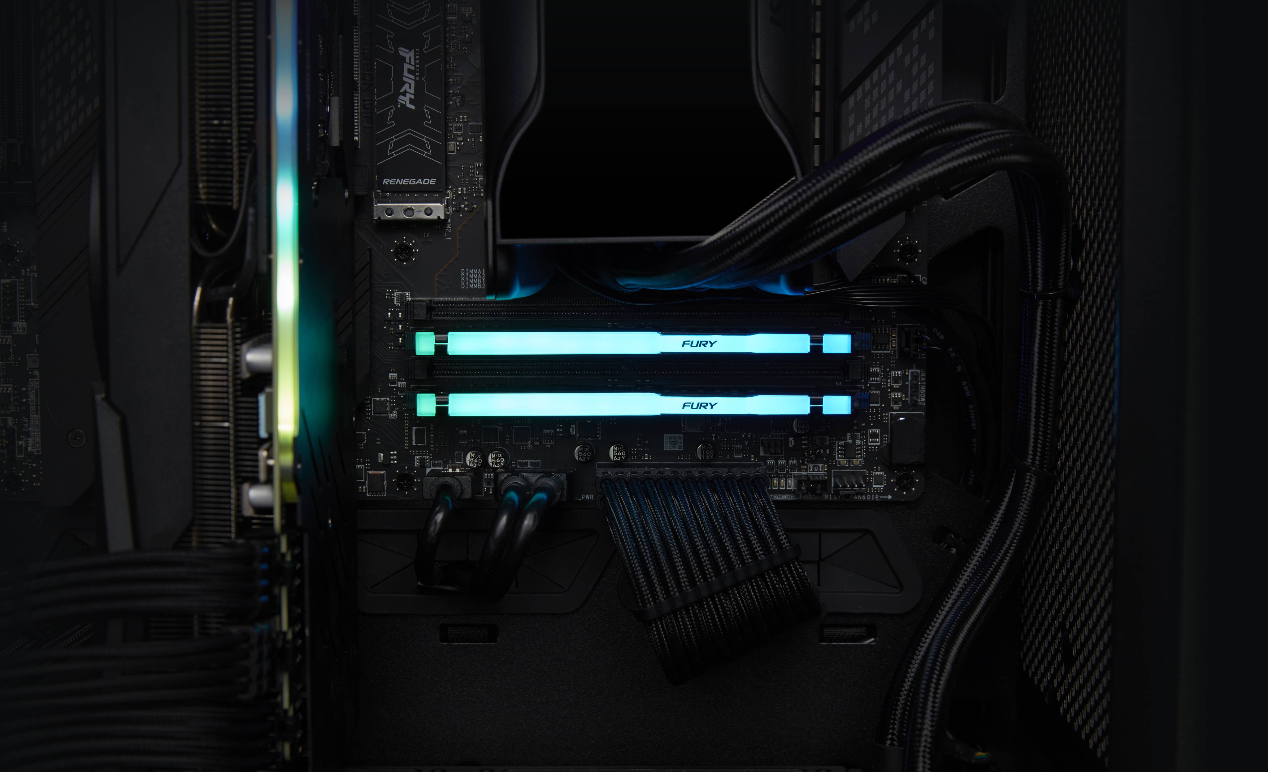 Memoria RAM DDR5 64GB 5600MHz CL36 Kingston Fury Beast RGB  Alto Rendimiento Gaming 10