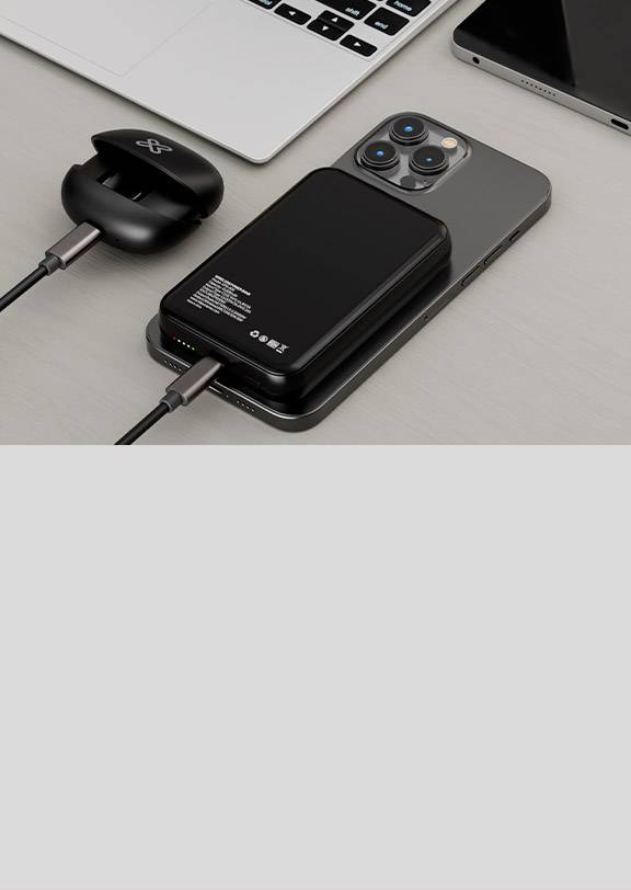 Banco de Energía Klip Xtreme KPB-600 - 10000mAh, Magnético, USB-C PD, Inalámbrico 5