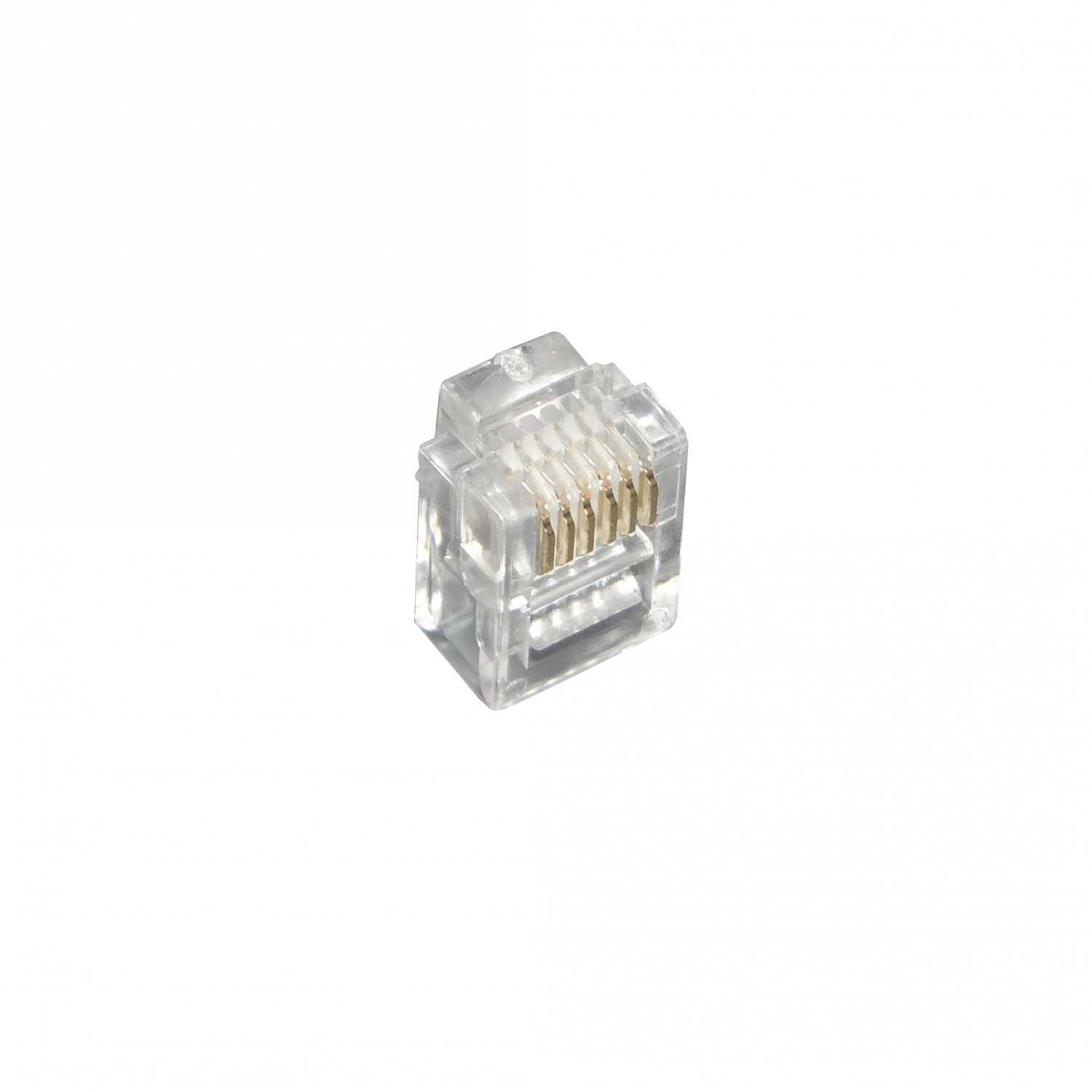 Conector RJ12 6P6C Macho LINKMADE, 10 Unidades, Crimpeable RJ25 2