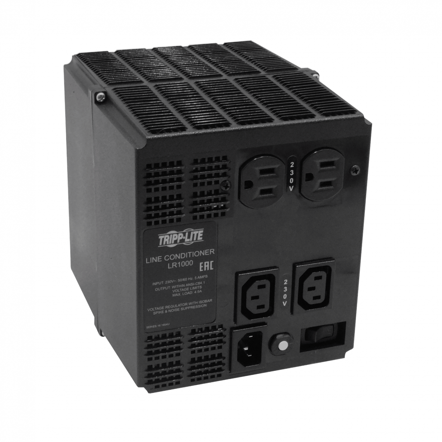 TRIPPLITE 1000W Regulador de Tension 4-Out C13 174-280VAC Voltaje 1