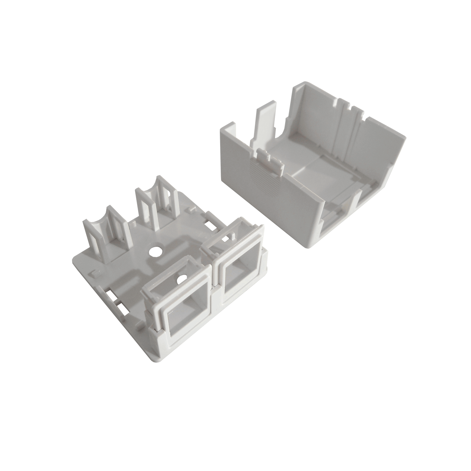 LINKMADE ROSETA BLANCA VACIA PARA 2 KEYSTONE 1
