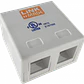 LINKMADE ROSETA BLANCA VACIA PARA 2 KEYSTONE - Miniatura 2