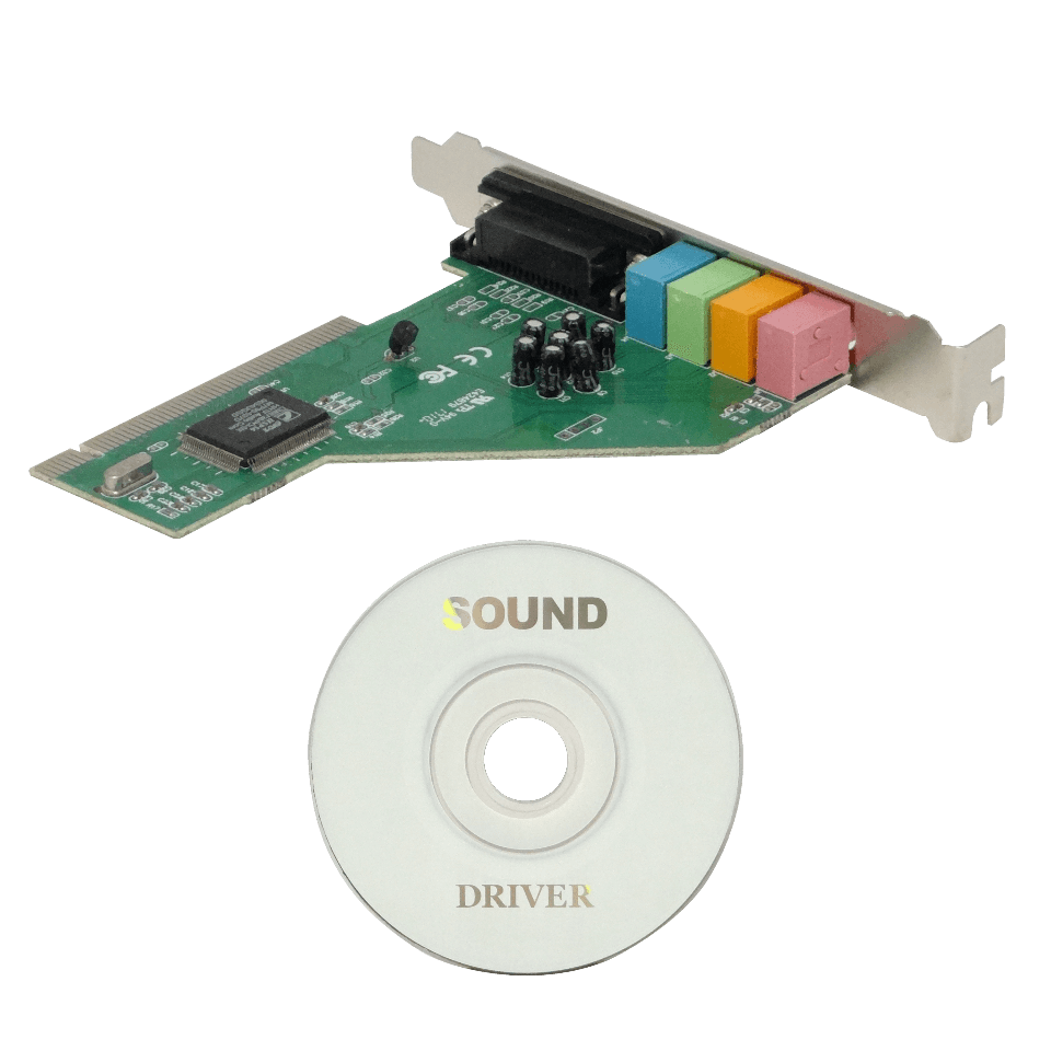 Tarjeta de Sonido PCI 4.1 c/ DB15 y 3.5mm - Chip 8738 1