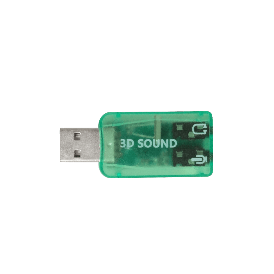 Adaptador Sonido USB-AM 2-3,5mm-H 1-in 1-out Audio 1