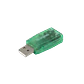 Adaptador Sonido USB-AM 2-3,5mm-H 1-in 1-out Audio - Miniatura 3