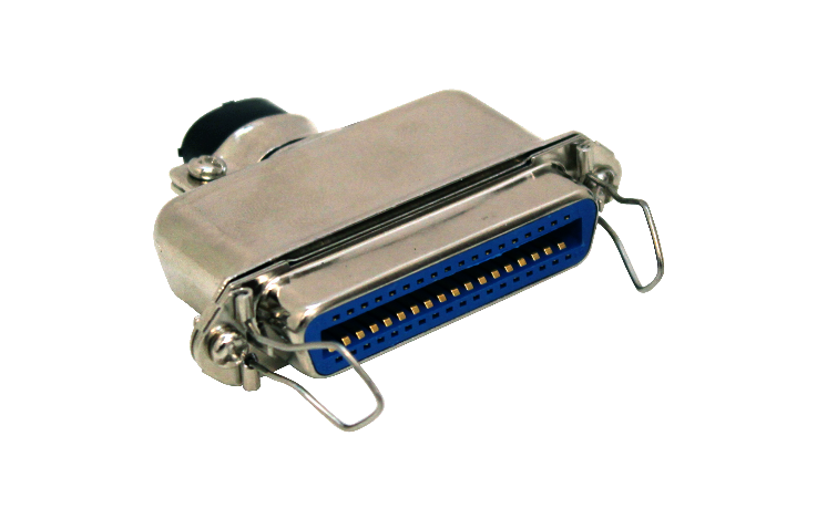 Conector Centronics CEN36-H Hembra 36 Pines, Soldable, con Tapa Metálica, Montaje Manual 3