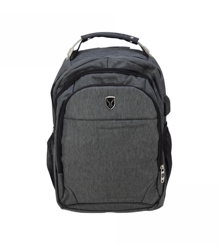 Mochila Gris Notebook 16-pulg 31x40cm Inc-USB/Plug 3,5mm 1