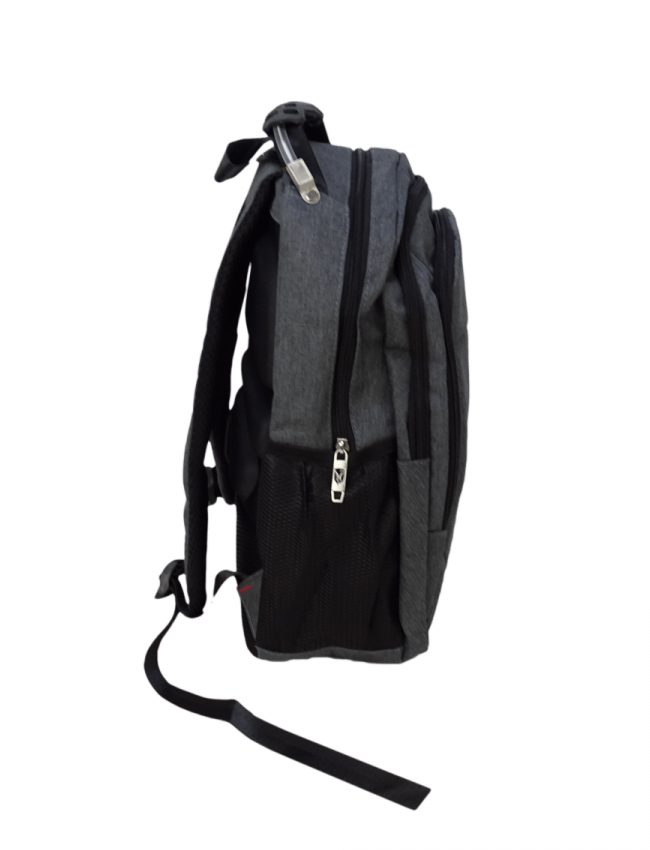 Mochila Gris Notebook 16-pulg 31x40cm Inc-USB/Plug 3,5mm 3
