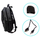 Mochila Gris Notebook 16-pulg 31x40cm Inc-USB/Plug 3,5mm - Miniatura 4