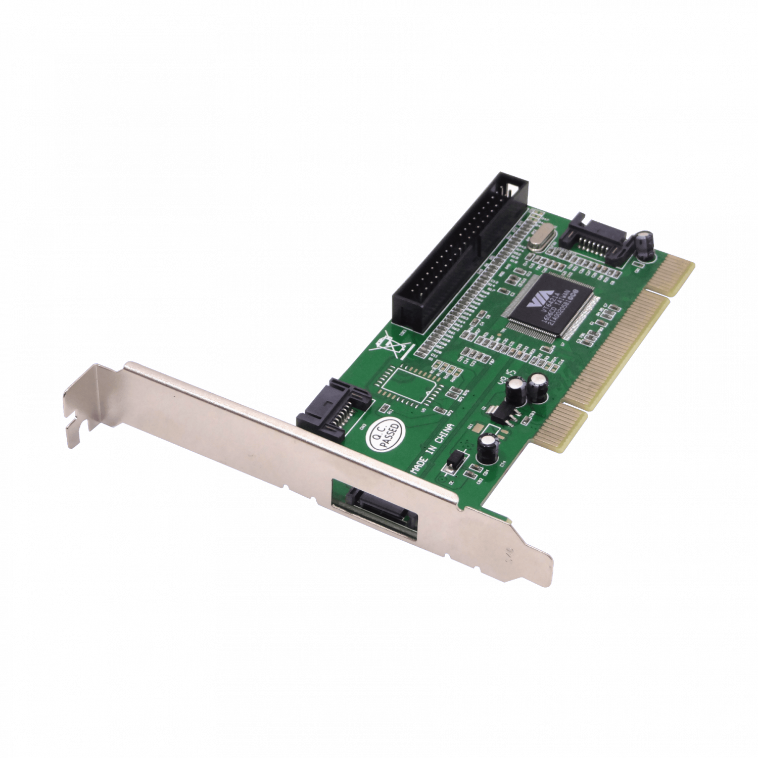 Tarjeta PCI-2.2 3-SATA1.0-150mbps 1-IDE-ATA133 RAID0-1 VT6421A Legacy 1