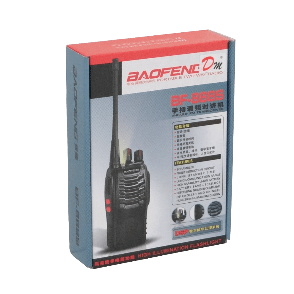 Radio 1un 6km 400-470MHz 16-Canales incl. cargador y bat 3,7V 1500mAh 1