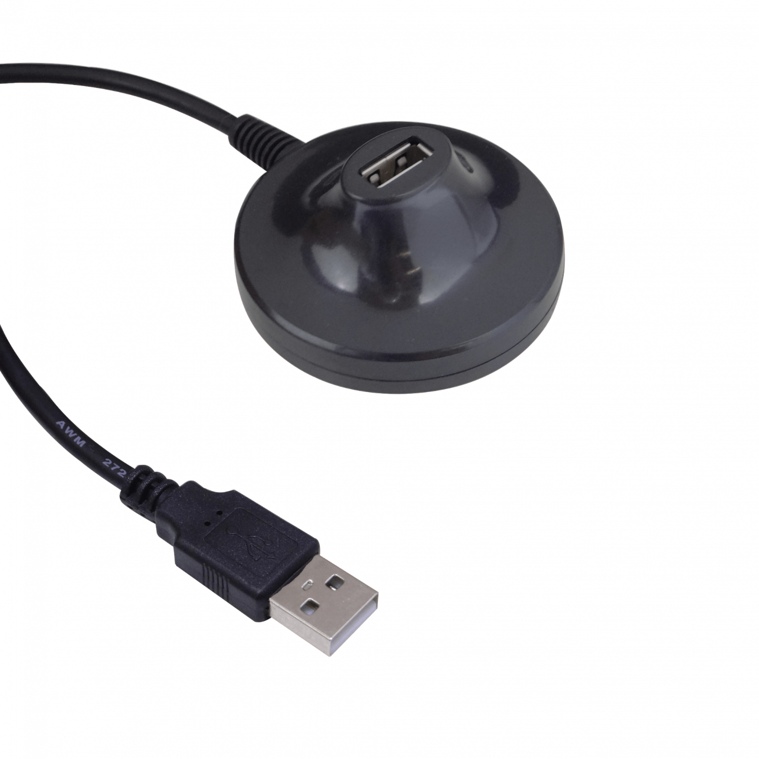 Base y Extension Cable USB2.0 130cm A-M A-H 1,3mt Negro 1