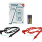 Tester digital Total MULTI-RANGO rango automatico 600V incluye pilas - Miniatura 2