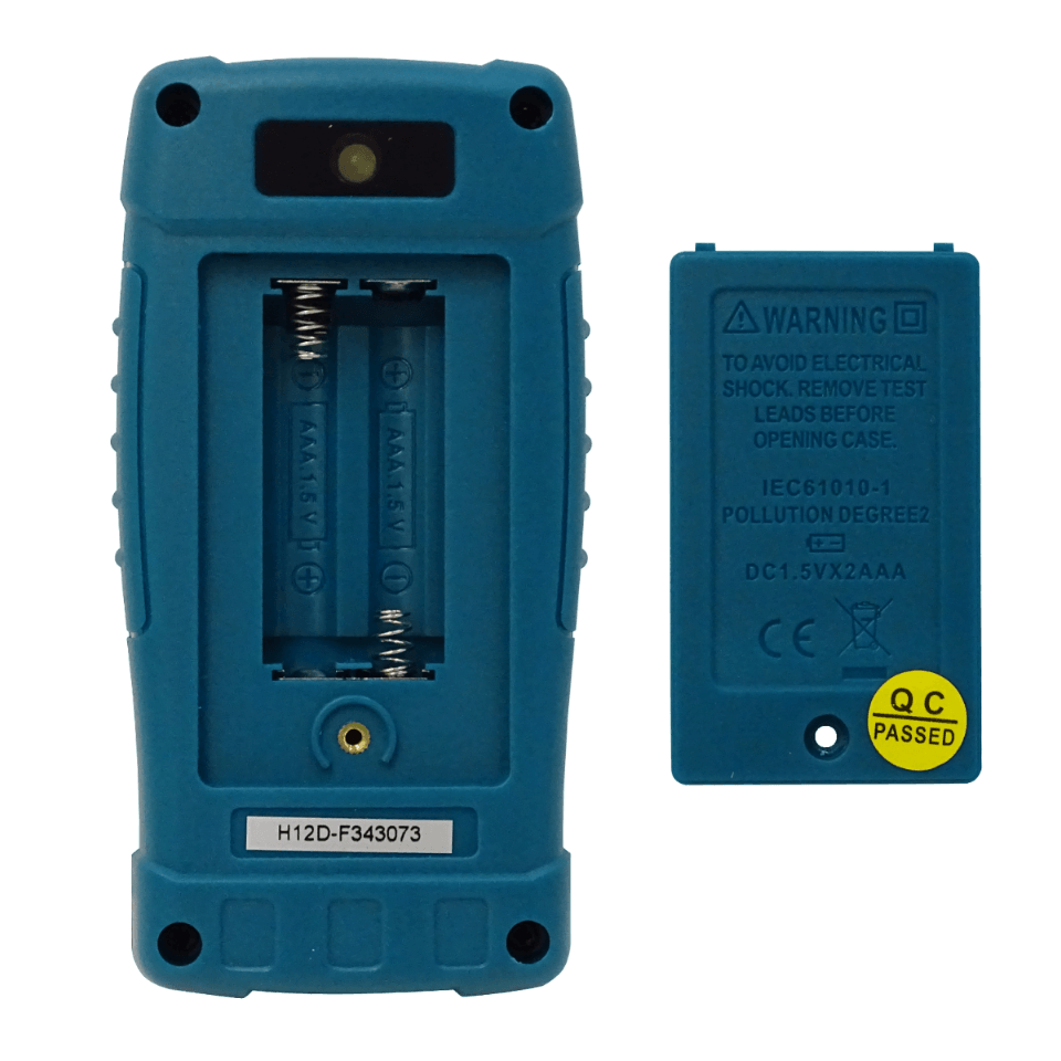 Tester digital Total MULTI-RANGO rango automatico 600V incluye pilas 4