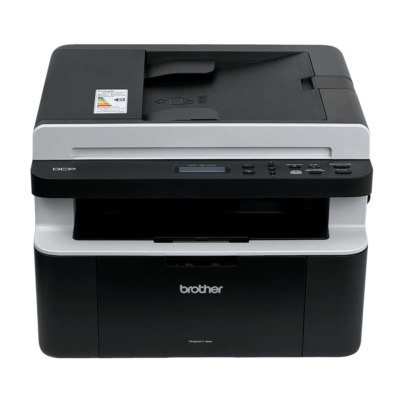 Impresora Multifuncional Brother DCP-1617NW Láser Monocromática con Wi-Fi y Ethernet 1