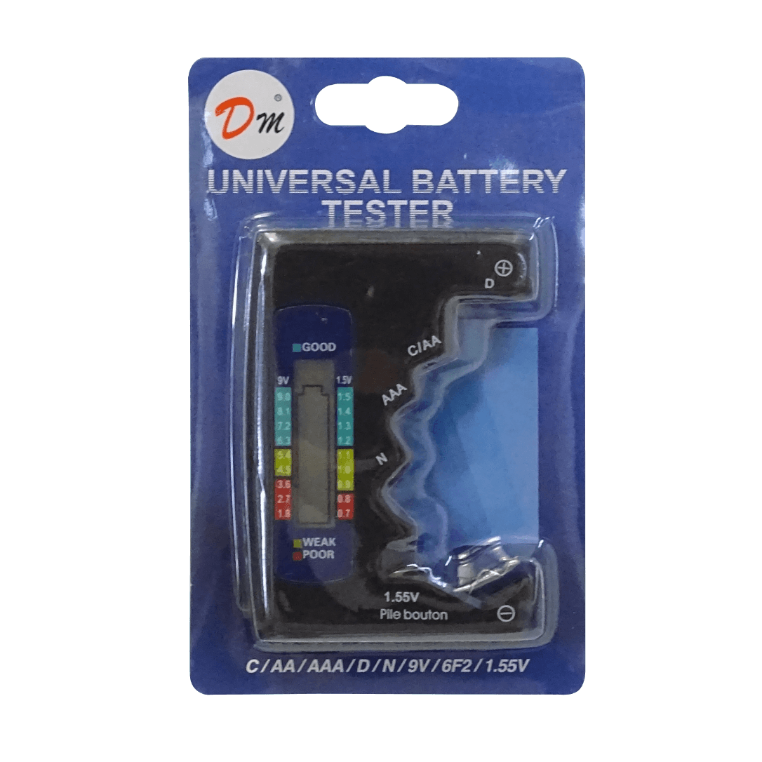 Probador de Pilas AA AAA C D N Pile bouton 0,7-9V Display Digital 1