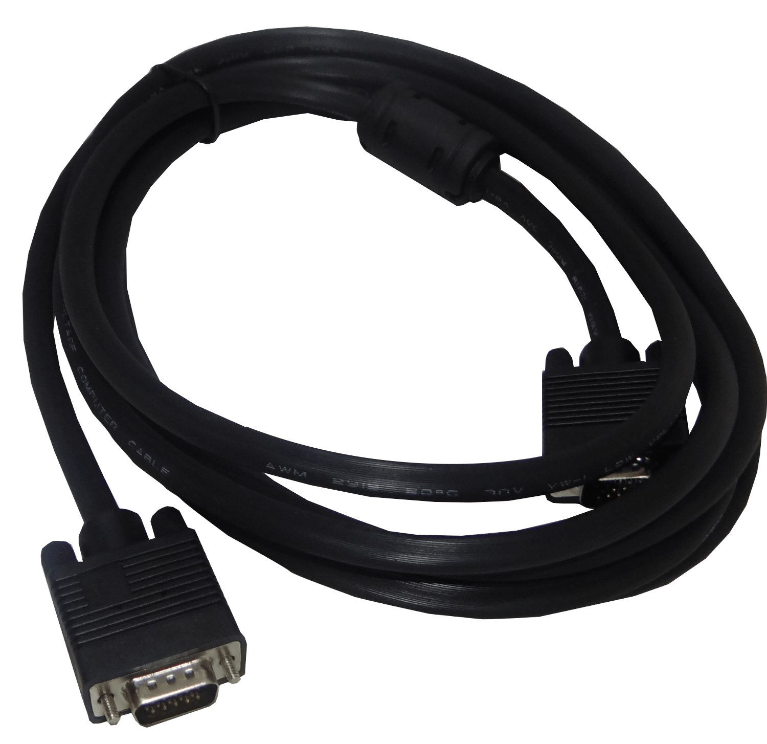 Cable VGA DB15 Macho a Macho, 3 Metros, Blindado, Negro 1