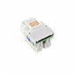 LINKMADE Blanco Cat3 RJ11/RJ14 6P4C Hembra Punchable Keystone - Miniatura 1