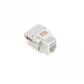 LINKMADE Blanco Cat3 RJ11/RJ14 6P4C Hembra Punchable Keystone - Miniatura 5