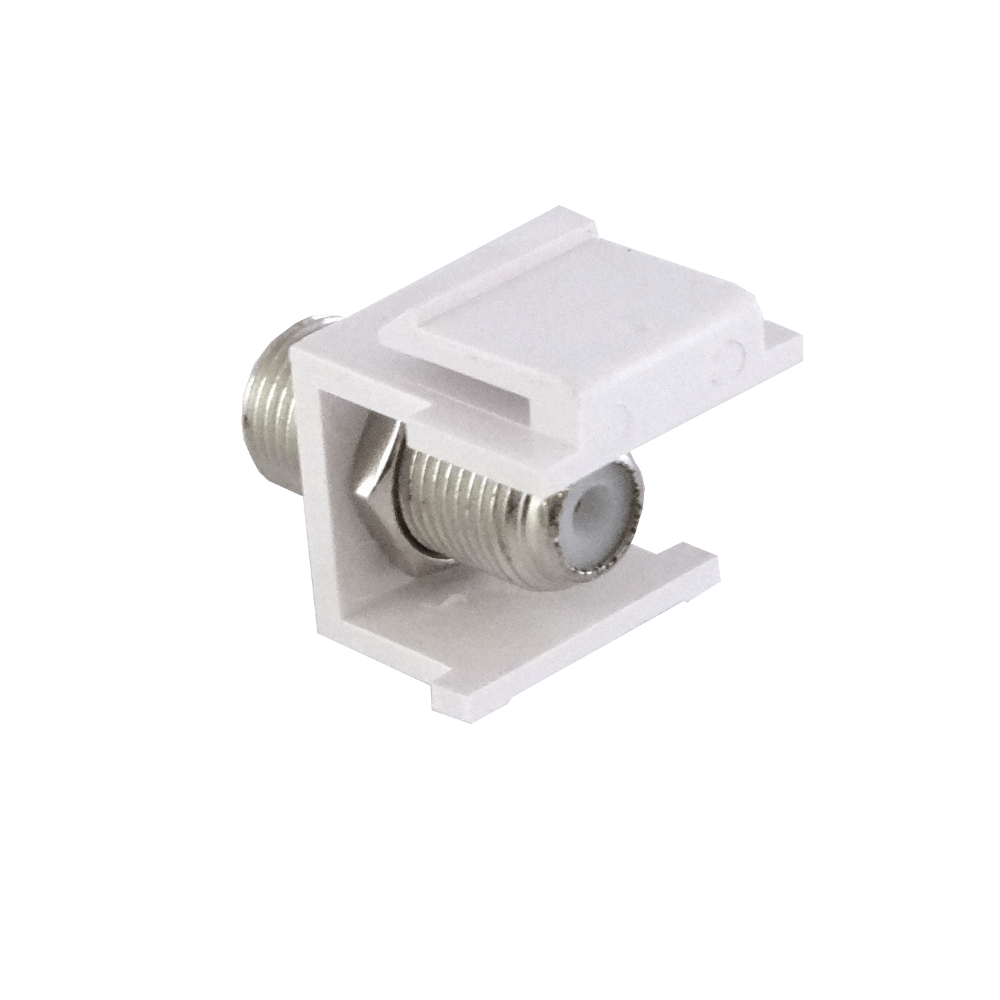 LINKMADE Blanco F-F Coaxial Keystone Copla Union F-H F-H 2