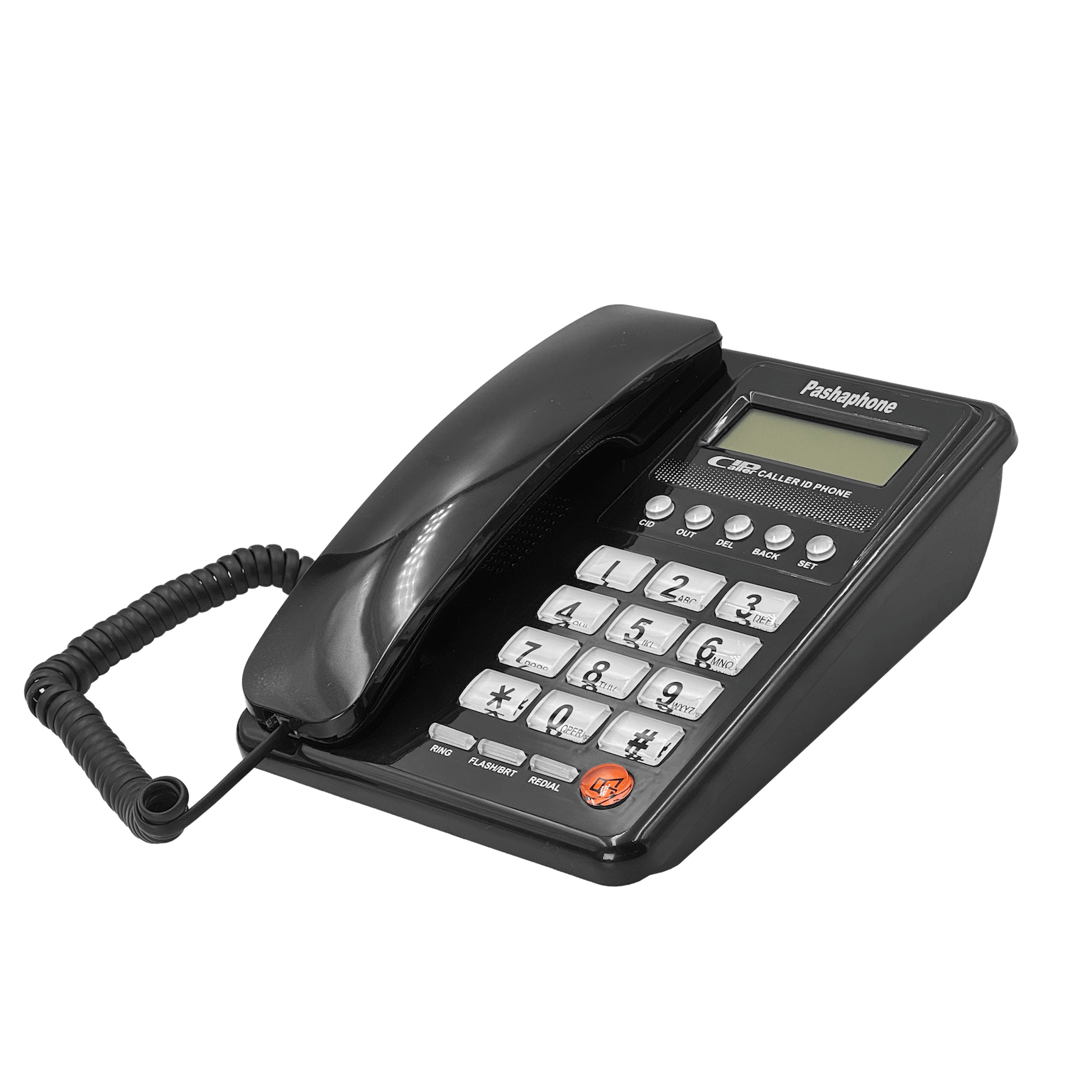 PASHAPHONE Telefono Analogo 1-RJ11 RJ9 Caller-ID Pantalla 2
