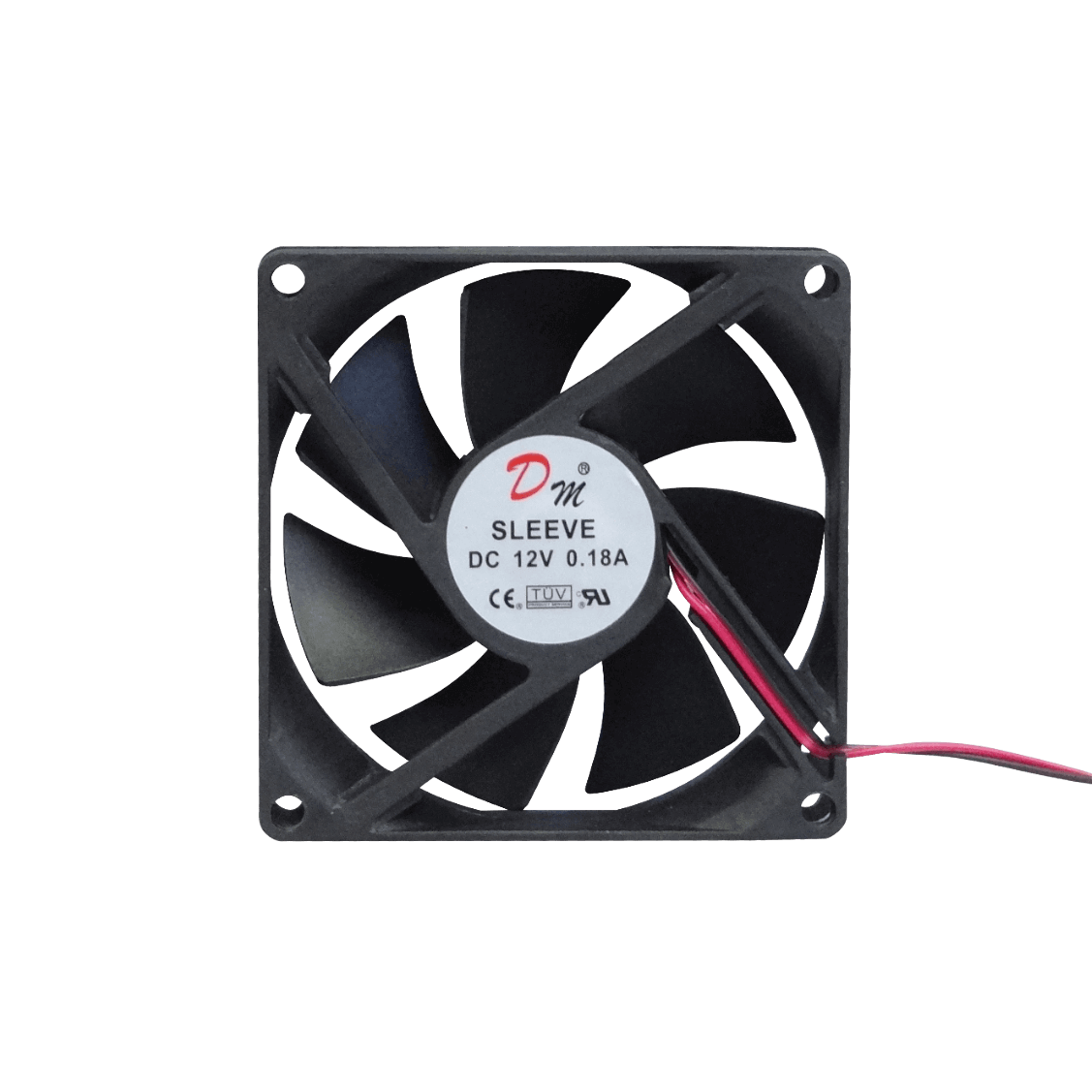Ventilador para PC 80x80mm, 25mm de Altura, Conectro AMP/Molex 4 Pin ATX 8025, 12V DC, 0.18A 4